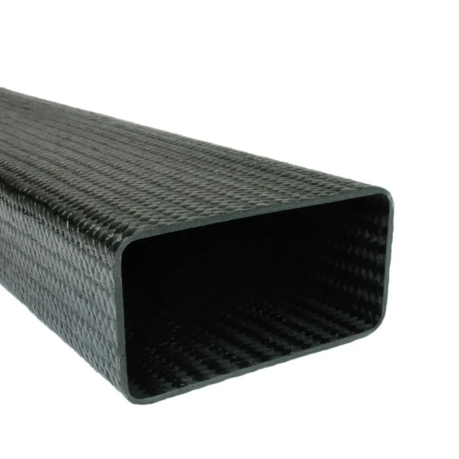 Carbon fiber rectangular tubing
