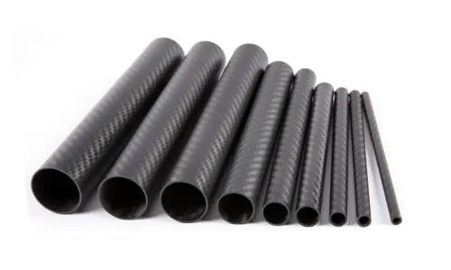 Carbon fiber round tubing from 76Plastic with custom sizes