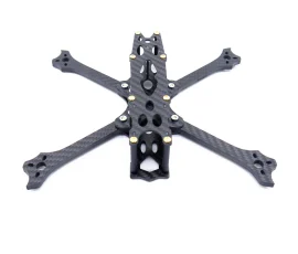 Carbon fiber drone frame for lightweight and rigid UAV structures
