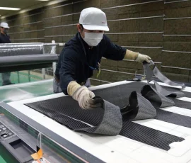 Carbon fiber material and composite production for industrial applications