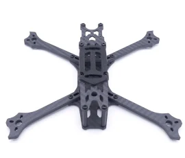 Carbon fiber quadcopter frame for lightweight drone construction
