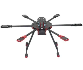 Carbon fiber racing drone frame for high-performance UAV applications